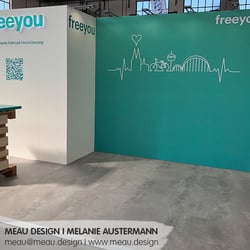 Freeyou Detailaufnahme Messestand
