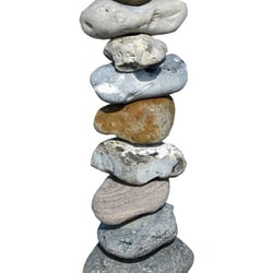 Steine in Balance