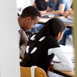 Reportage work for SchlaU Schule (refugee school based in Munich)