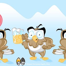 Ski Owl Mascot