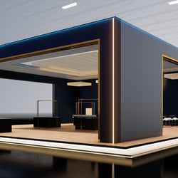 Messestand 3D Visualisierung und Animation