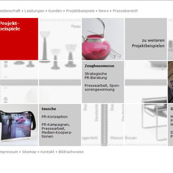 Website „Projektbeispiele“