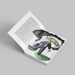 Buchillustration“Seybold” im Mockup