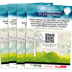 Menschenrechte im Stadtraum • Illustration und Webdesign
