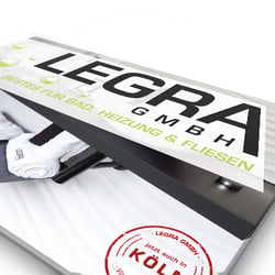 Flyer für LEGRA GmbH