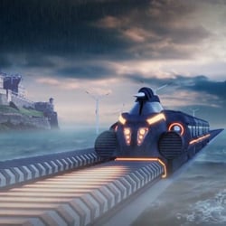 Claymorn Maglev SciFi