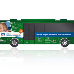 VR Bank – Bus-Beschriftung