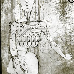 Bleistift, Collage, Fotografie