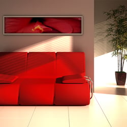 Sofa in rot
