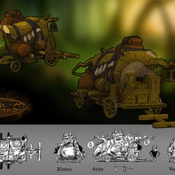 Concept Art Game „Utopolis“ (Nemetschek, 2013)