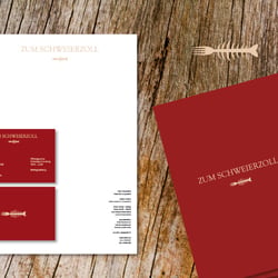 Geschäftsaustattung Fischrestaurant „Zum Schweierzoll“