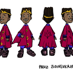 Character Design Prinz Bohnenkraut