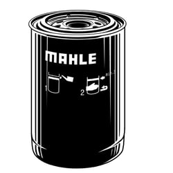 Vektorgrafik Mahle Ölfilter NFZ