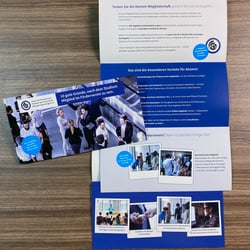 Infoflyer Alumni für Hochschule