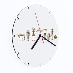 gambo design Wanduhr gambots