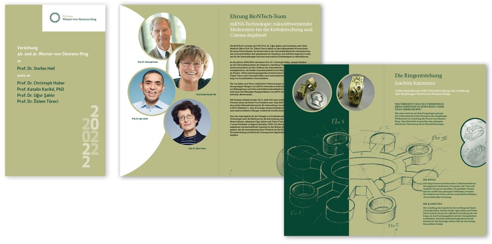 Festschrift: Stiftung Werner-von-Siemens-Ring Verleihung 2022