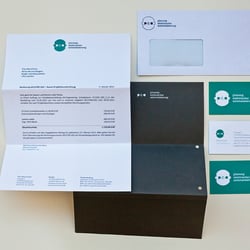 Die Geschäftsausstattung in Kleinstauflage.