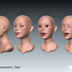 3D Girl update4 expressions (2)
