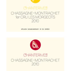 Chanterives Etiketten Typografie