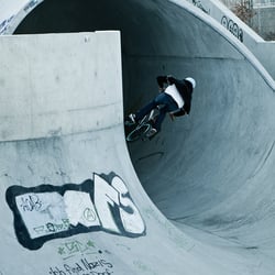 BMX freestyle rider in Munich