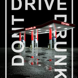 Gas Station rendering, all by me.