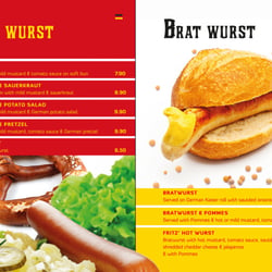 Menu-Board, German Fast Food