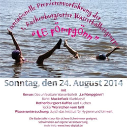12.Elbebadetag – Plakat