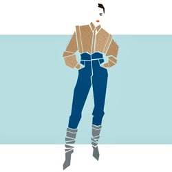 Modeillustration mit Illustrator