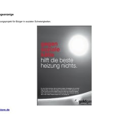 Goldgas Imageanzeige