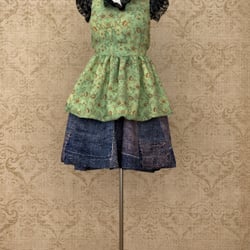 Das Kleid „Bavarian Style“.  Erstellt mit Marvelous Designer, Mudbox, 3ds Max, Vray, Photoshop