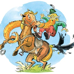 Märchen vom Pferd und der Krähe