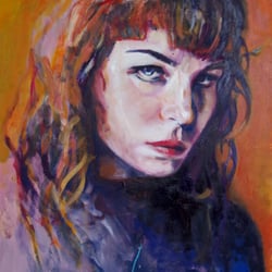 Don´t you…   Öl auf Leinwand    100 × 80 cm    2022