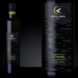 Corte Corvo: Olivenölflasche und Geschenkbox