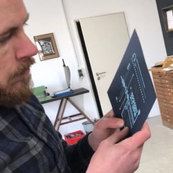 Hochzeitseinladung im Letterpress-Druck