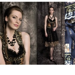 Konzeption und Gestaltung Broschüre für das Modelabel Shanty Dirndl Couture