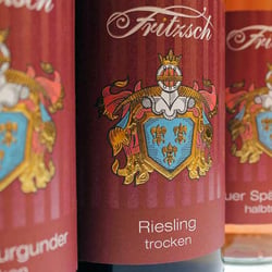 Etikettendesign Weingut Fritzsch