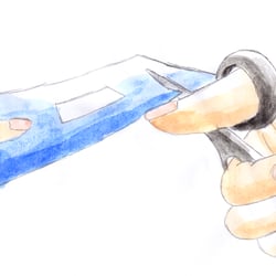 Illustration für Bastelbuch