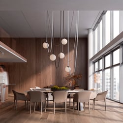 Innenvisualisierung: Moderne Wohnung im Herzen von New York