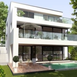 Einfamilienhaus Visualisierung by www.3d-artifex.de