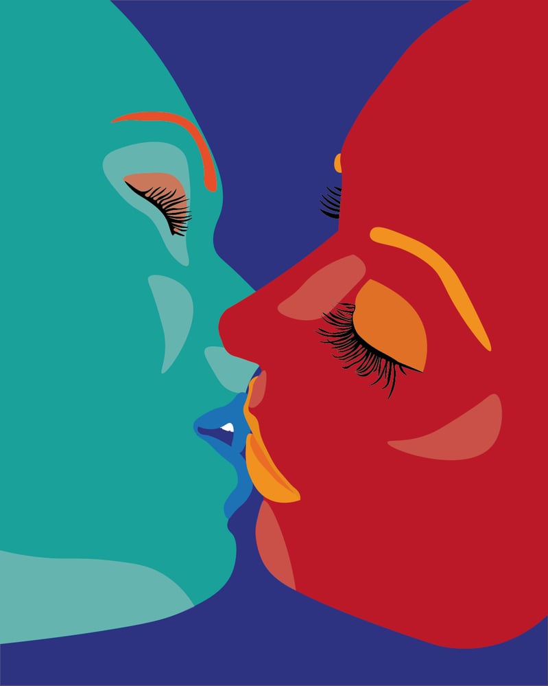 Kissing you – Illustration