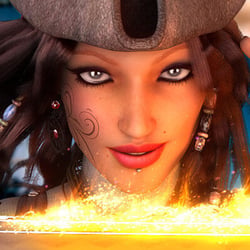 Angela fantacy piratas carácter