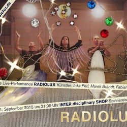 Flyer für Konzert von RADIOLUX