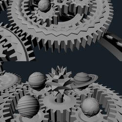 Planetary Gears Render