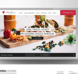 Onlineauftritt – Bleibtreu Catering