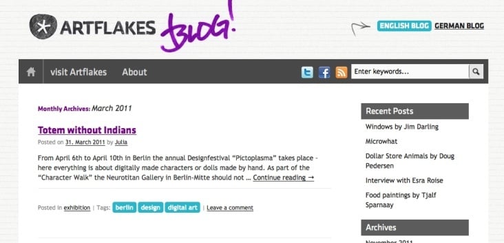 ARTFLAKES Corporate Blog