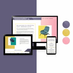 Webdesign- Designvorlage