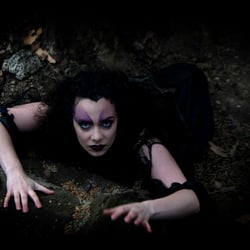 Fantasy Dark Make Up – Modell: Vengala/Ch –  Fotograf: Hoebi Freiburg