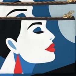 Motiv „Blue Mood“ für diverse Produkte/ Illustration