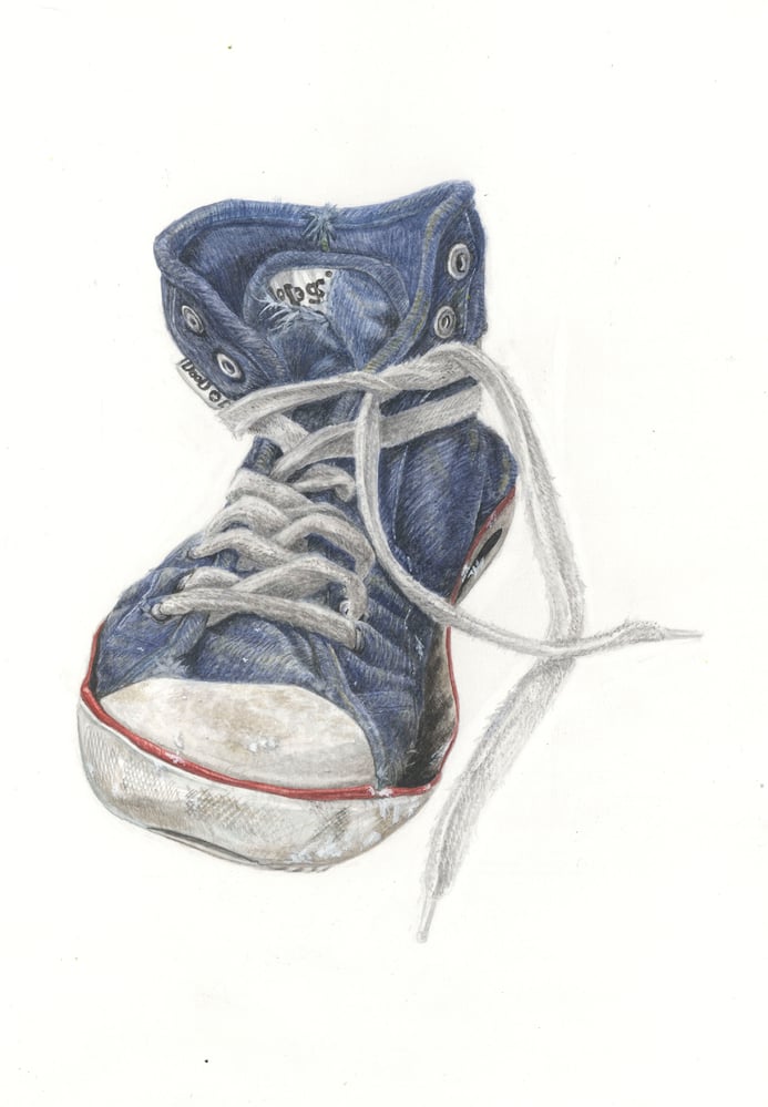 Turnschuh Aquarell