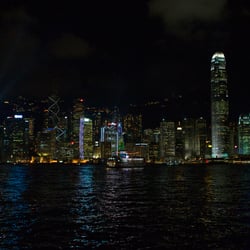 Hongkong bei Nacht
